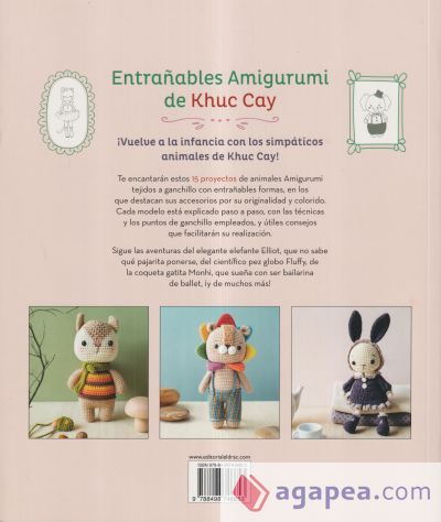 Entrañables amigurumi de Khuc Cay