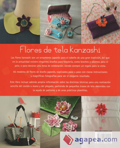 Flores de tela Kanzashi