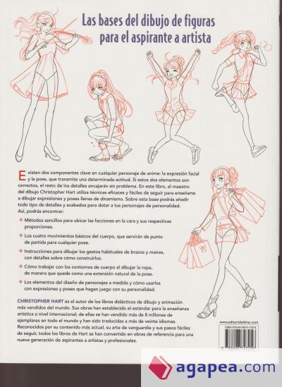 Guía maestra para dibujar anime. Expresiones y poses: Las bases