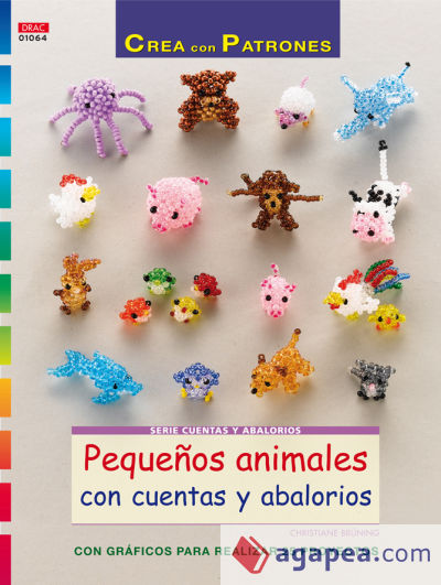 Pequeños animales con cuentas y abalorios