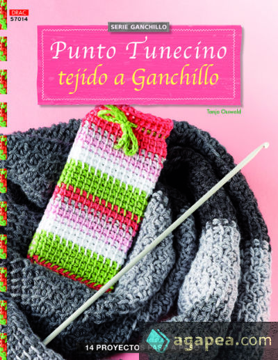 Punto tunecino tejido a ganchillo