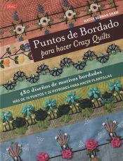 Portada de Puntos de bordado para hacer Crazy Quilts