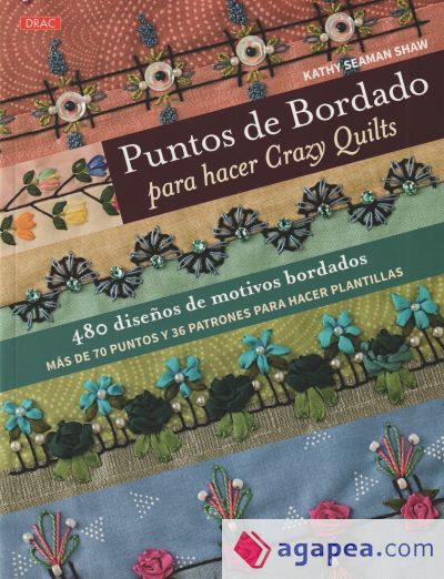 Puntos de bordado para hacer Crazy Quilts