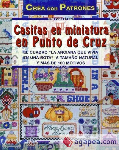 Serie Punto de Cruz nº 4. CASITAS EN MINIATURA EN PUNTO DE CRUZ