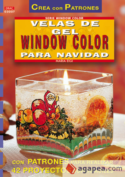 Serie Window Color nº 7. VELAS DE GEL WINDOW COLOR PARA NAVIDAD