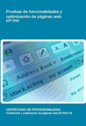 Portada de Pruebas de funcionalidades y optimización de páginas web. Certificados de profesionalidad. Confección y publicación de páginas web