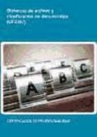 Portada de Sistemas de archivos y clasificación de documentos. Certificados de profesionalidad. Gestión integrada de recursos humanos