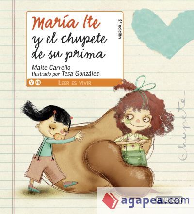 Mar&iacute;a Ite y el chupete de su prima