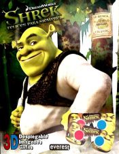 Portada de Shrek 4. Libro en 3D con gafas