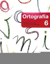 Portada de Cuaderno de ortografía 6, Educación Primaria