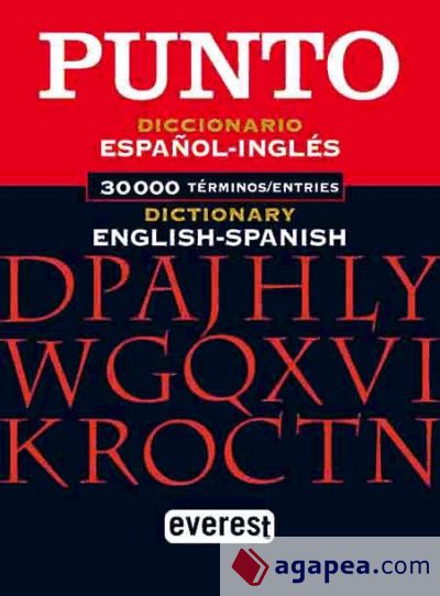 Diccionario Punto Inglés-Español, Spanish-English dictionary