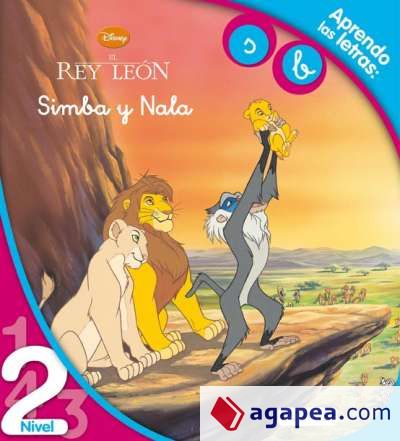 El Rey León. Simba y Nala. Lectura Nivel 2