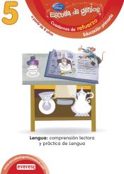 Portada de Escuela de genios. 7-8 a&ntilde;os. Competencia ling&uuml;&iacute;stica: Sustantivo. Adjetivo. G&eacute;nero. N&uacute;mero