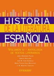 Portada de Historia de la Literatura Española. Volumen IV-Antología de textos literarios