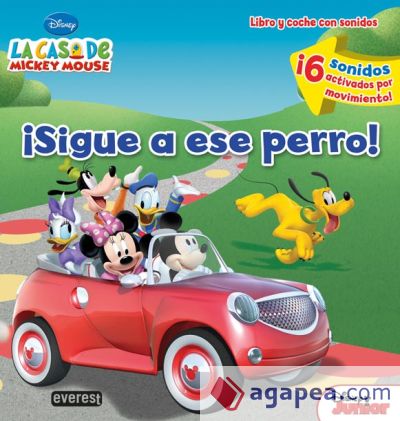 La Casa de Mickey Mouse. ¡Sigue a ese perro! Libro y coche con sonidos