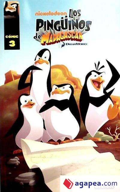 Los Pingüinos de Madagascar. Cómic 3