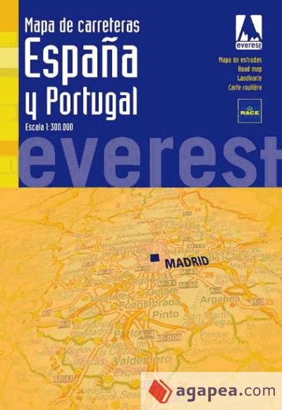 Mapa De Carreteras De EspaÑa Y Portugal 1300000 Cartografia Everest 9788424102005 7183