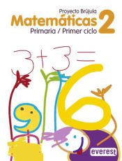 Portada de Matemáticas 2º Primaria. Proyecto Brújula