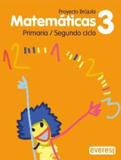 Portada de Matemáticas 3º Primaria. Proyecto Brújula