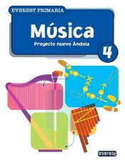 Portada de Música 4º Primaria. Proyecto Nuevo Ándola