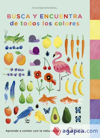 Busca y encuentra de todos los colores: Aprende a contar con la naturalez