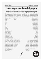 Portada de Dones que surten del paper: Periodistes catalanes que expliquen un país