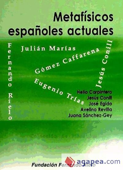 METAFISICOS ESPA&Ntilde;OLES ACTUALES