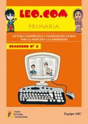 Portada de Leo.com, Educación Primaria. Cuaderno 6