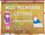 Portada de MIS PRIMERAS LETRAS 3 CONSONANTES GEU