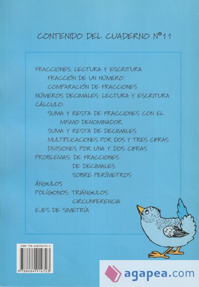 Matemáticas fáciles 11. Primaria