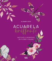 Portada de Acuarela brillante Motivos luminosos de flora y fauna