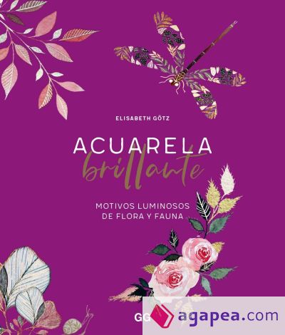 Acuarela brillante Motivos luminosos de flora y fauna