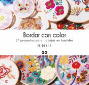 Portada de Bordar con color 27 proyectos para trabajar con bastidor