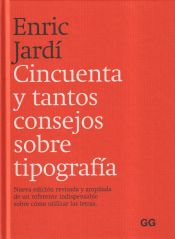 Portada de Cincuenta y tantos consejos sobre tipografía