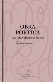Portada de Obra Po&eacute;tica (Avelina Valladares)