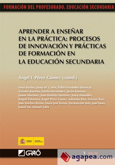 Aprender a enseñar en la práctica: procesos de innovación y prácticas de formación en la educación secundaria