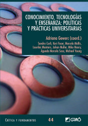 Portada de Conocimiento, tecnologías y enseñanza: Políticas y prácticas universitarias (Ebook)