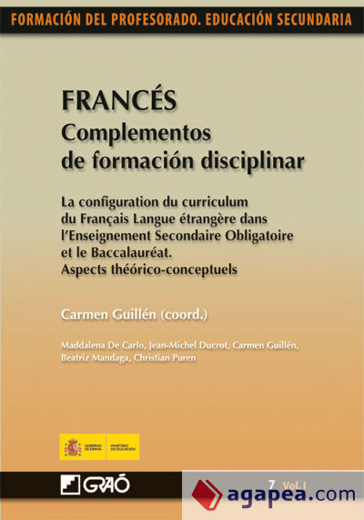 Francés. Complementos de formación disciplinar