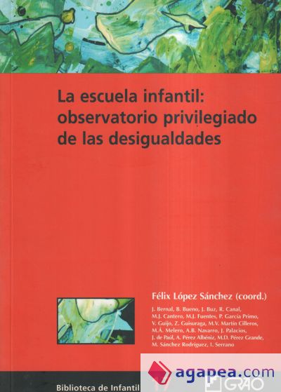 La escuela infantil: observatorio privilegiado de las desigualdades