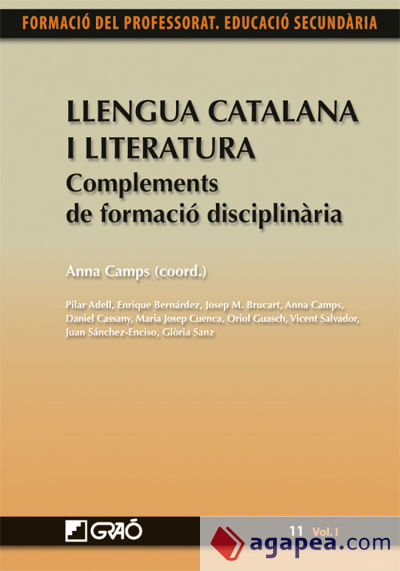 Llengua catalana i literatura. Complements de formació disciplinària