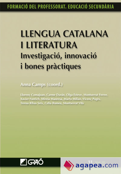 Llengua catalana i literatura. Investigació, innovació i bones pràctiques