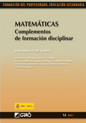 Portada de Matemáticas. Complementos de formación disciplinar