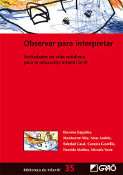 Portada de Observar para interpretar. (Ebook)