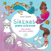 Portada de Sirenas para colorear: libro creativo para niños y adultos