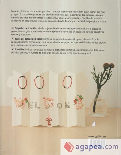 Bordar en papel