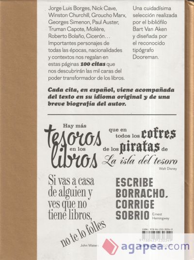 Citas sobre los libros, la lectura y la escritura