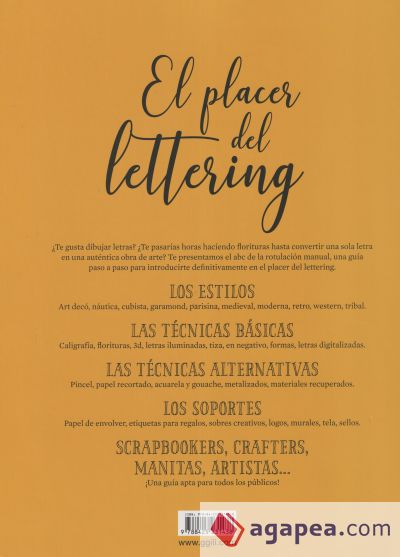 El placer del lettering Guía práctica para explorar el mundo de la rotulación contemporánea