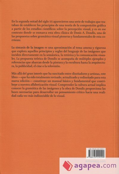 La sint&aacute;xis de la imagen - Introducci&oacute;n al alfabeto visual. Edici&oacute;n revisada