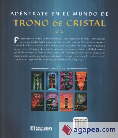 Trono de cristal: Libro para colorear
