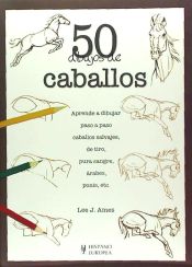 Portada de 50 dibujos de caballos